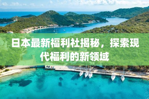 日本最新福利社揭秘，探索现代福利的新领域