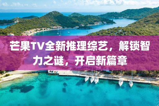 芒果TV全新推理综艺，解锁智力之谜，开启新篇章