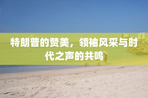 特朗普的赞美，领袖风采与时代之声的共鸣