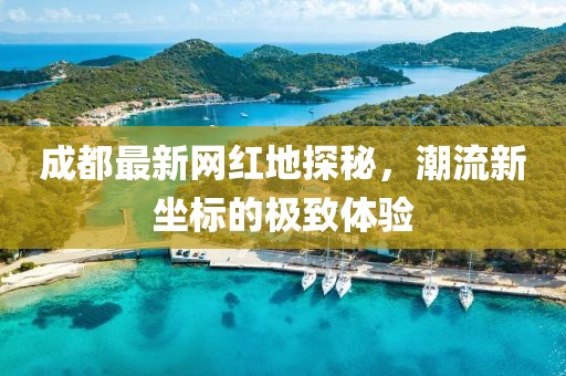 成都最新网红地探秘，潮流新坐标的极致体验