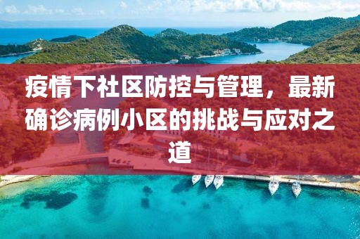 疫情下社区防控与管理，最新确诊病例小区的挑战与应对之道