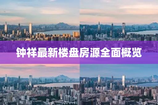 钟祥最新楼盘房源全面概览