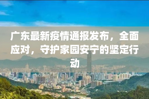 广东最新疫情通报发布，全面应对，守护家园安宁的坚定行动