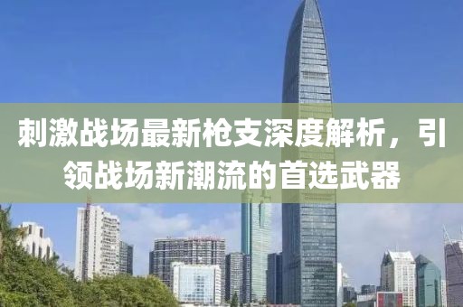 刺激战场最新枪支深度解析，引领战场新潮流的首选武器