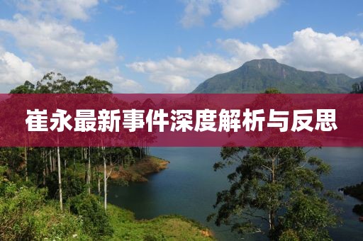 崔永最新事件深度解析与反思
