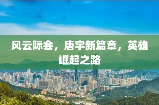 风云际会，唐宇新篇章，英雄崛起之路