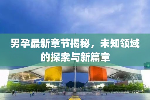 男孕最新章节揭秘，未知领域的探索与新篇章