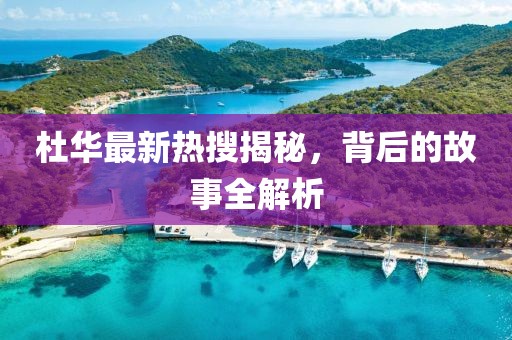 杜华最新热搜揭秘，背后的故事全解析