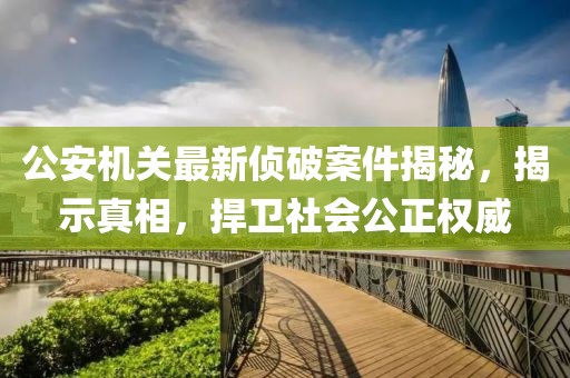 公安机关最新侦破案件揭秘，揭示真相，捍卫社会公正权威