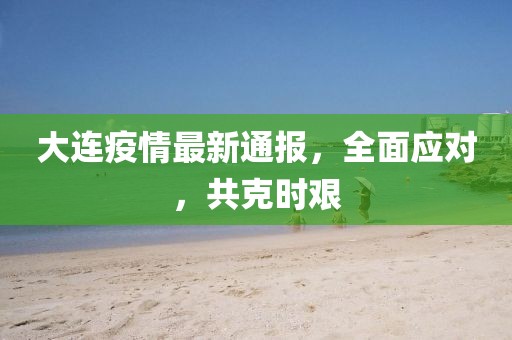 大连疫情最新通报，全面应对，共克时艰