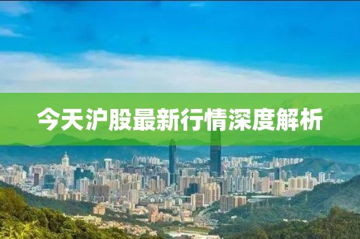 今天沪股最新行情深度解析