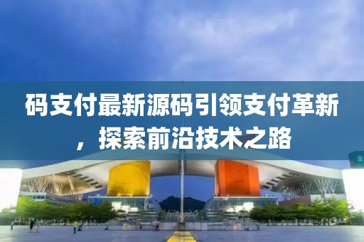 码支付最新源码引领支付革新，探索前沿技术之路