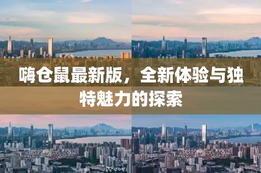 嗨仓鼠最新版，全新体验与独特魅力的探索