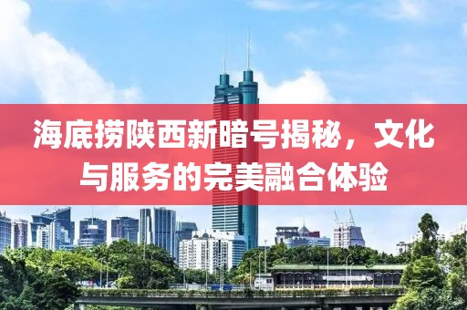 海底捞陕西新暗号揭秘，文化与服务的完美融合体验