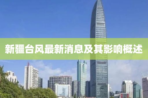 新疆台风最新消息及其影响概述
