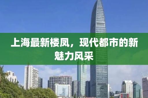 上海最新楼凤，现代都市的新魅力风采