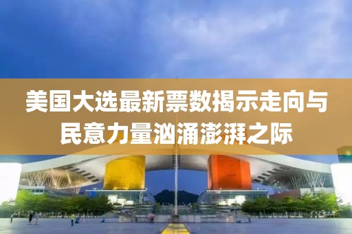 美国大选最新票数揭示走向与民意力量汹涌澎湃之际