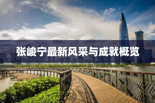张峻宁最新风采与成就概览