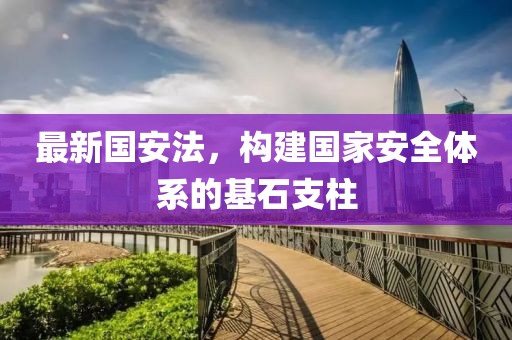 最新国安法，构建国家安全体系的基石支柱