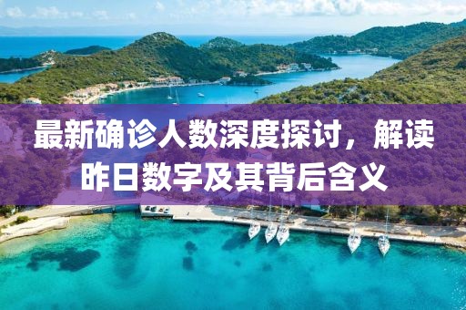 最新确诊人数深度探讨，解读昨日数字及其背后含义