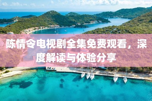 陈情令电视剧全集免费观看，深度解读与体验分享