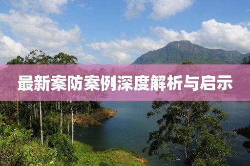 最新案防案例深度解析与启示