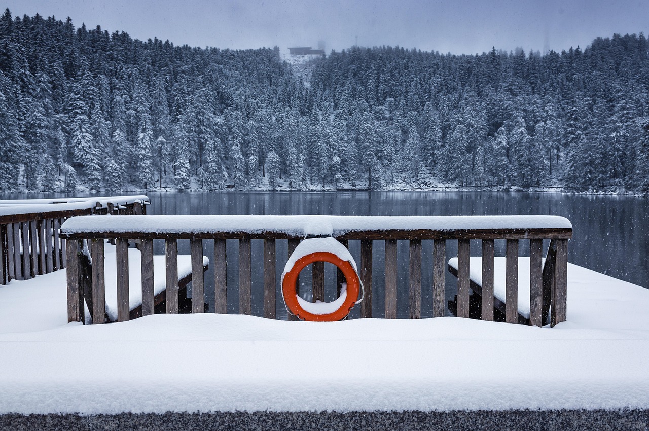 最新湖看雪，冬日美景盛宴